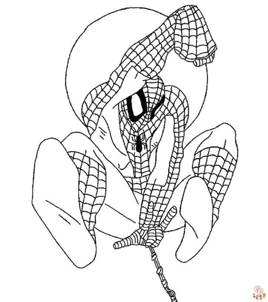 Miles Morales Coloring Pages 11