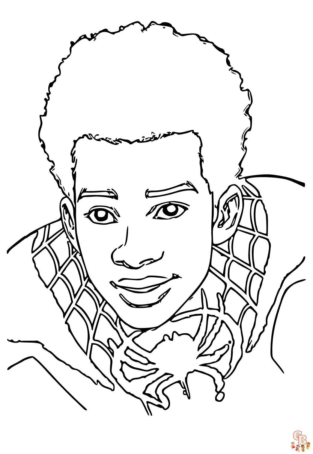 Miles Morales Coloring Pages 5