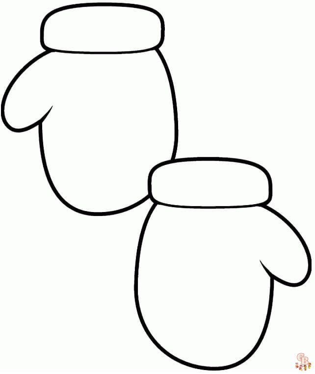 Mitten Coloring Pages 5