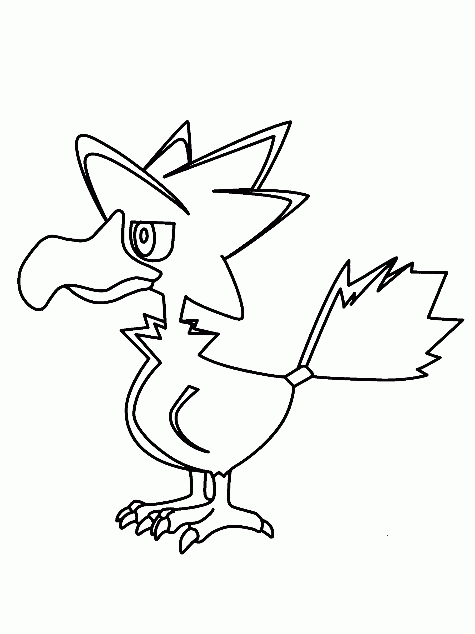 Murkrow Coloring Pages 1