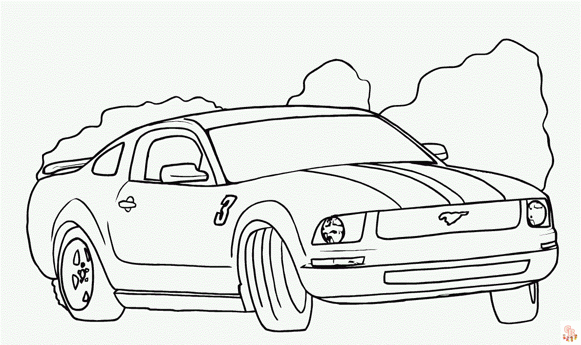 Mustang Coloring Pages 2