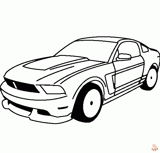 Mustang Coloring Pages 3 1