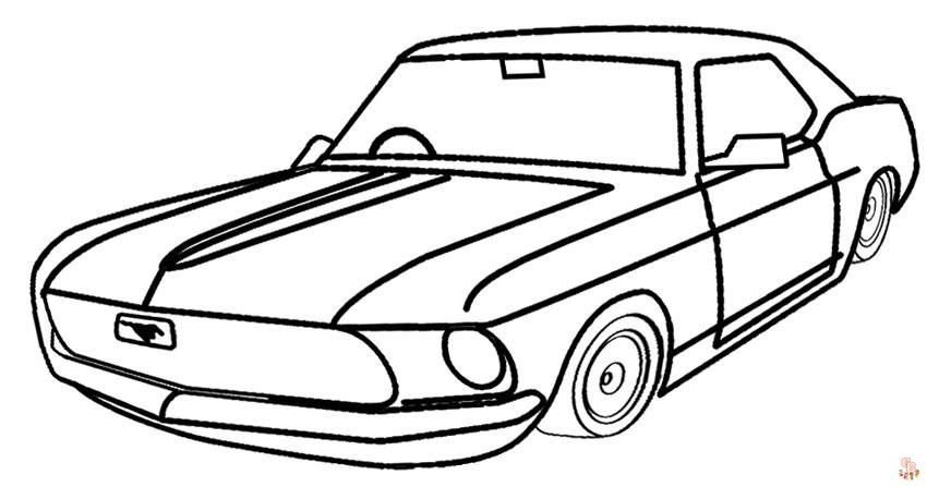 Mustang Coloring Pages 5