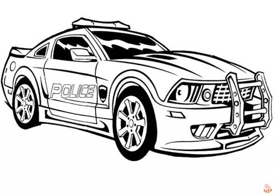 Mustang Coloring Pages 6