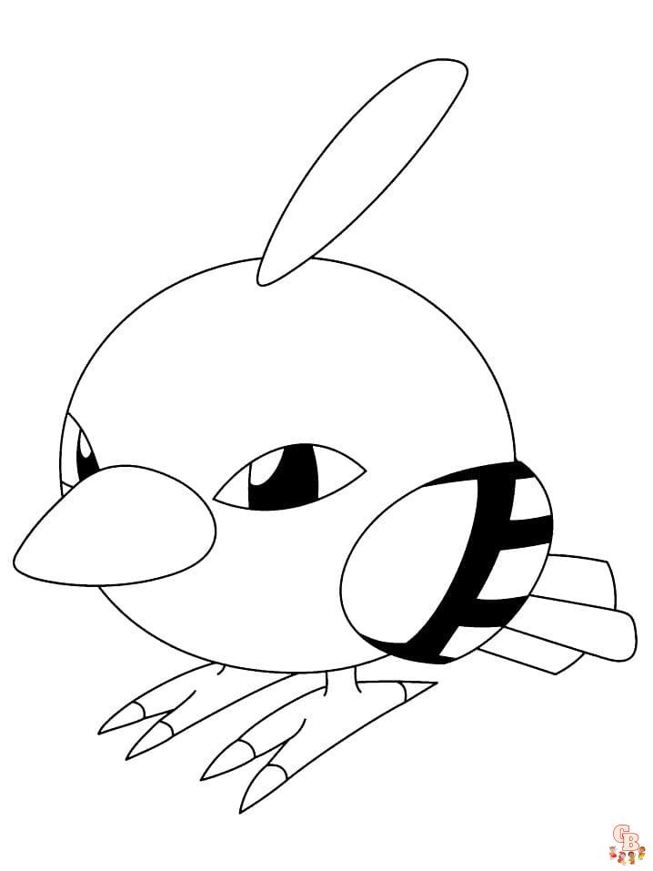 Natu Coloring Pages