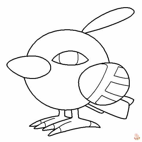 Natu Coloring Pages