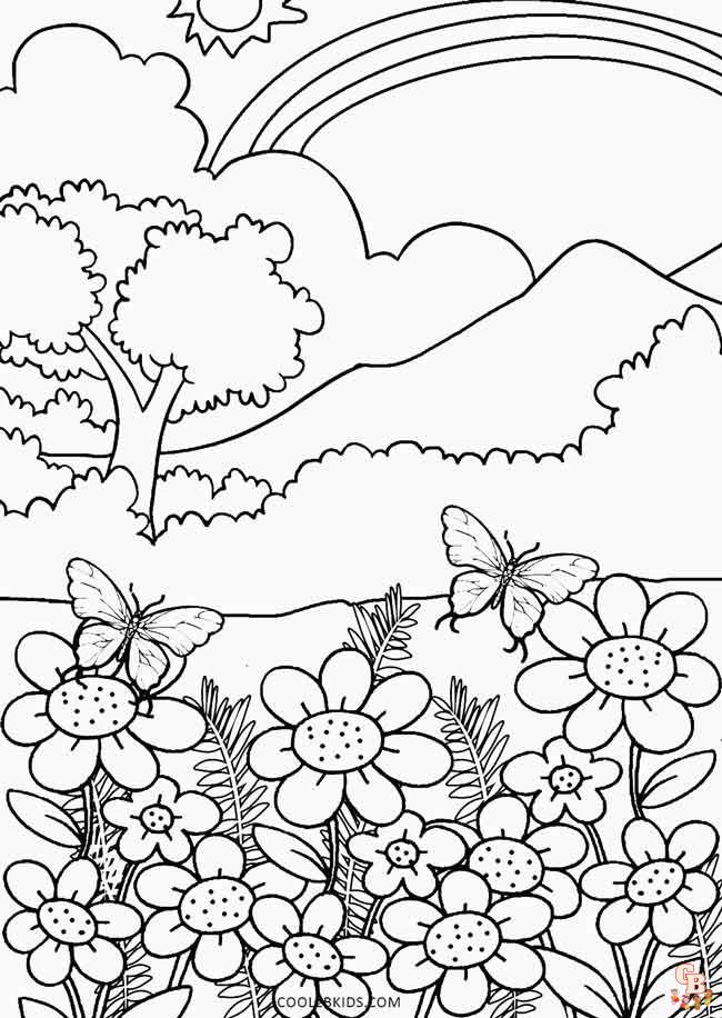 Nature Coloring Pages 1