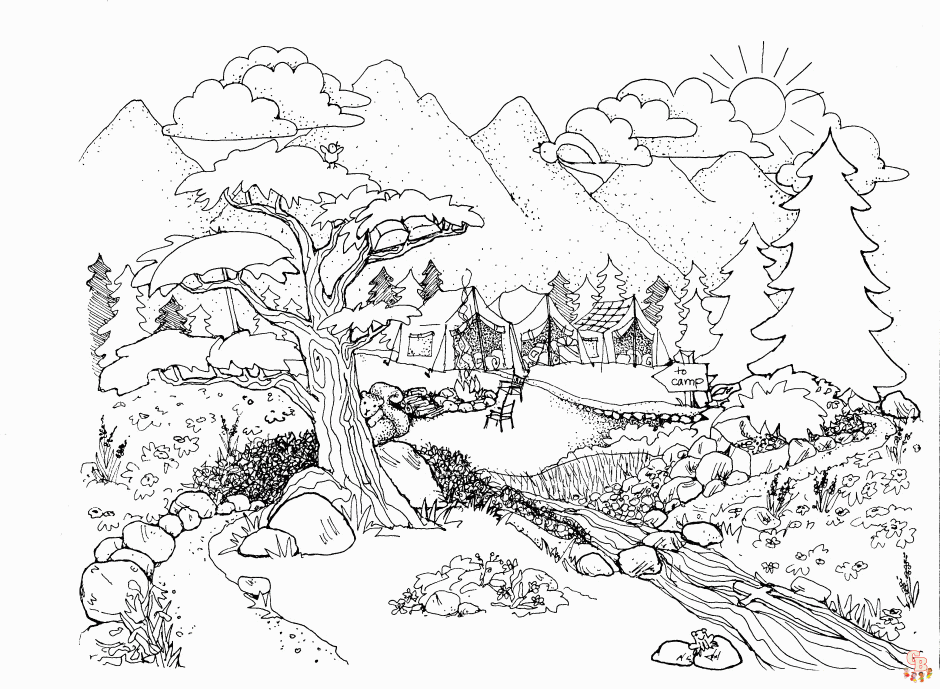 Nature Coloring Pages 2