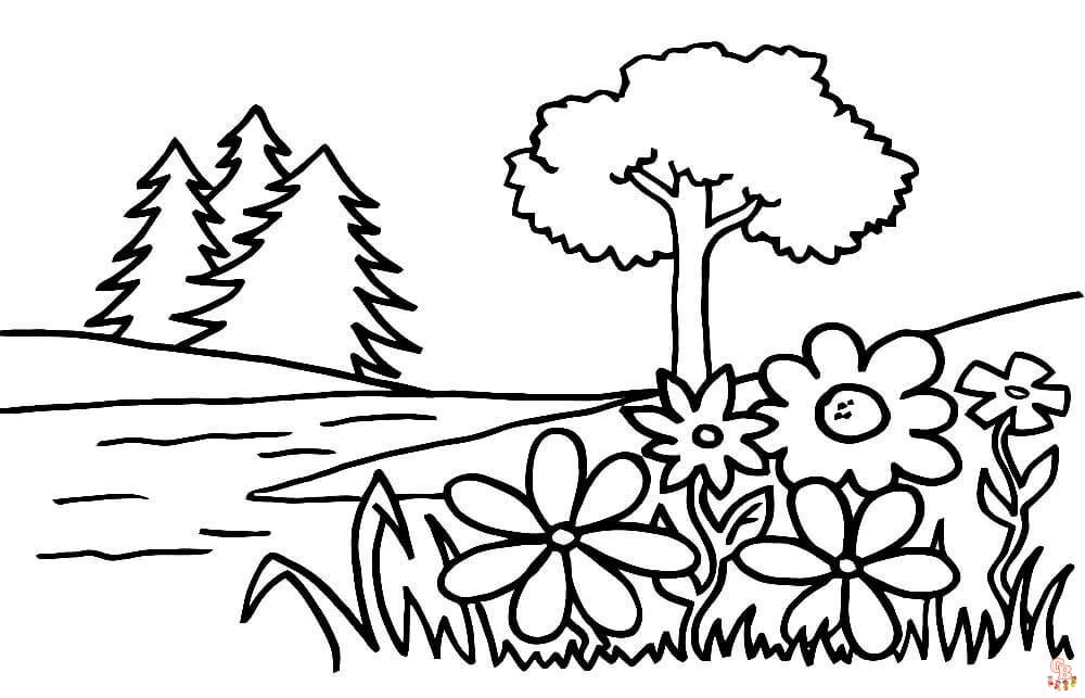 Nature Coloring Pages 5