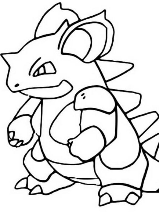 Nidoqueen Coloring Pages 2