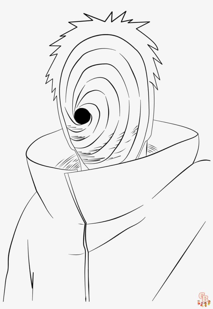 Obito Coloring Pages Free 10