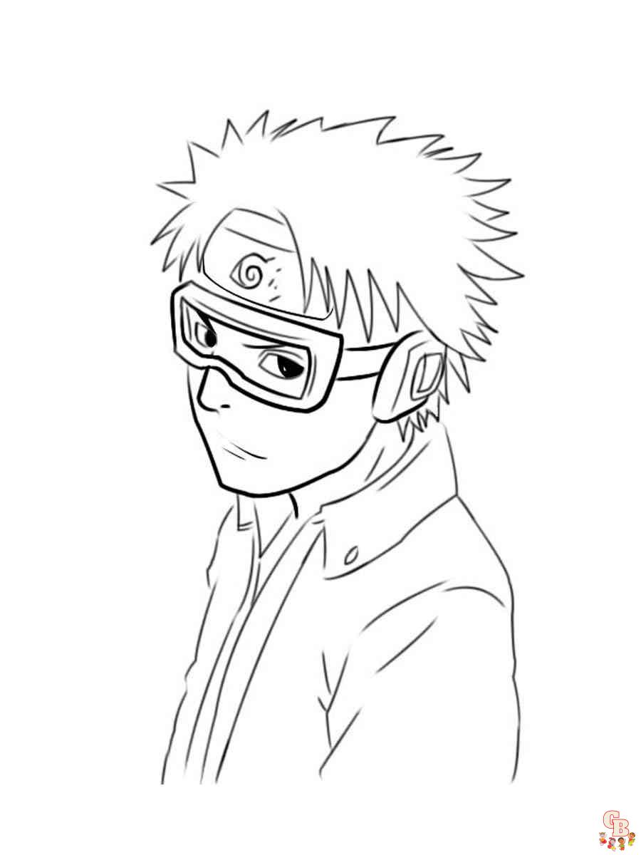 Obito Coloring Pages Free 2