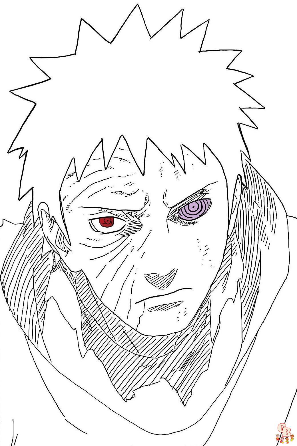 Obito Coloring Pages Free 5