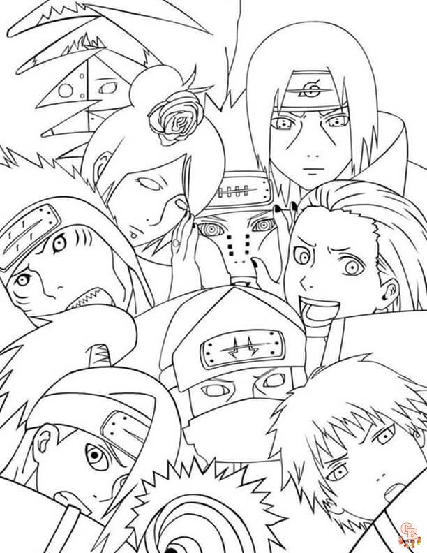 Obito Coloring Pages Free 7
