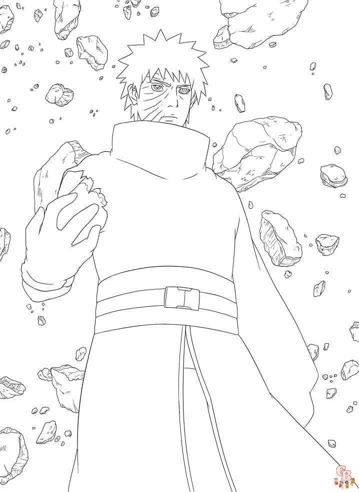 Obito Coloring Pages Free 9