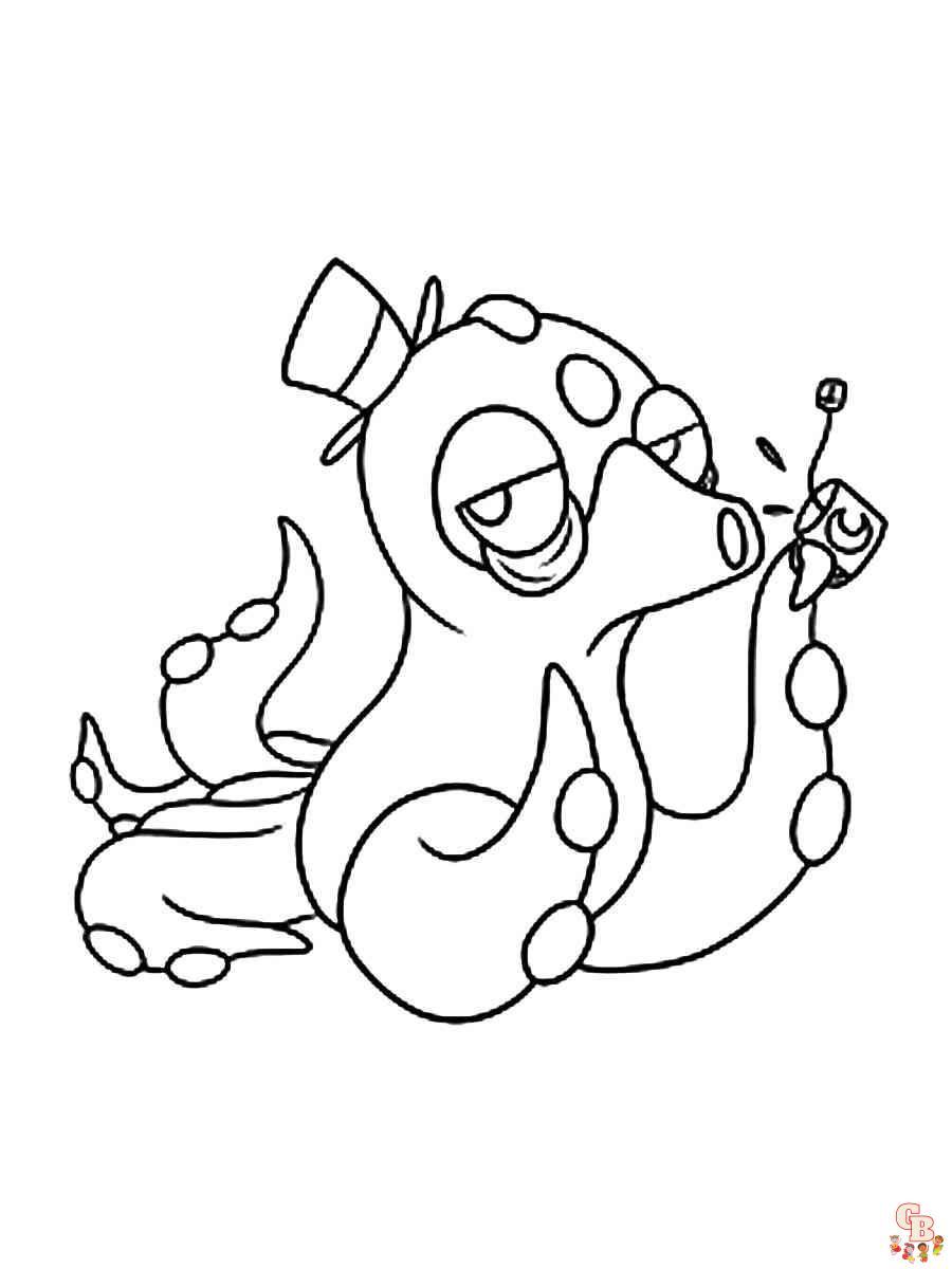 Octillery Coloring Pages 3