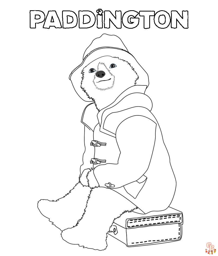 Paddington Bear Coloring Pages 1