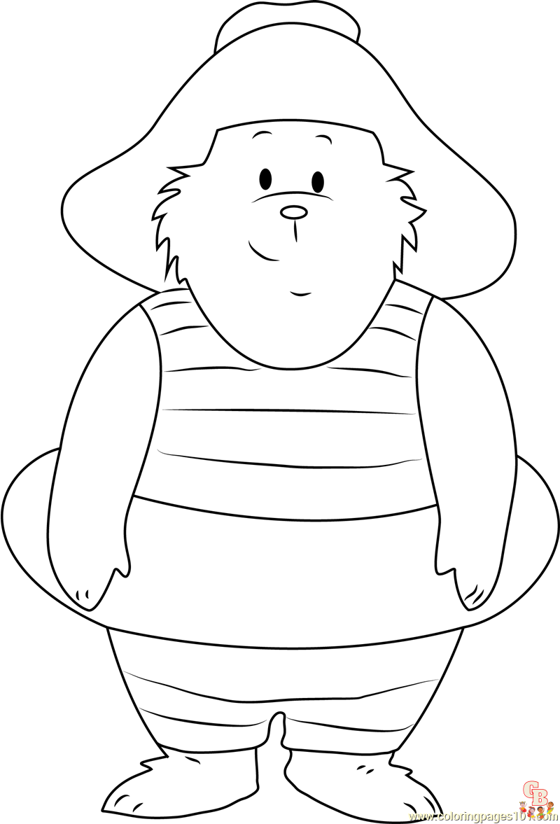 Paddington Bear Coloring Pages 2