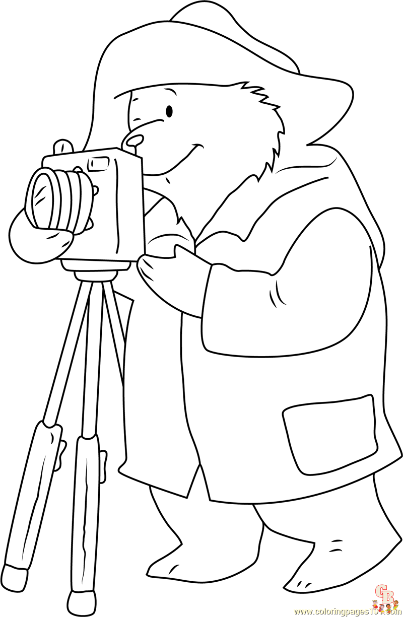 Paddington Bear Coloring Pages 3