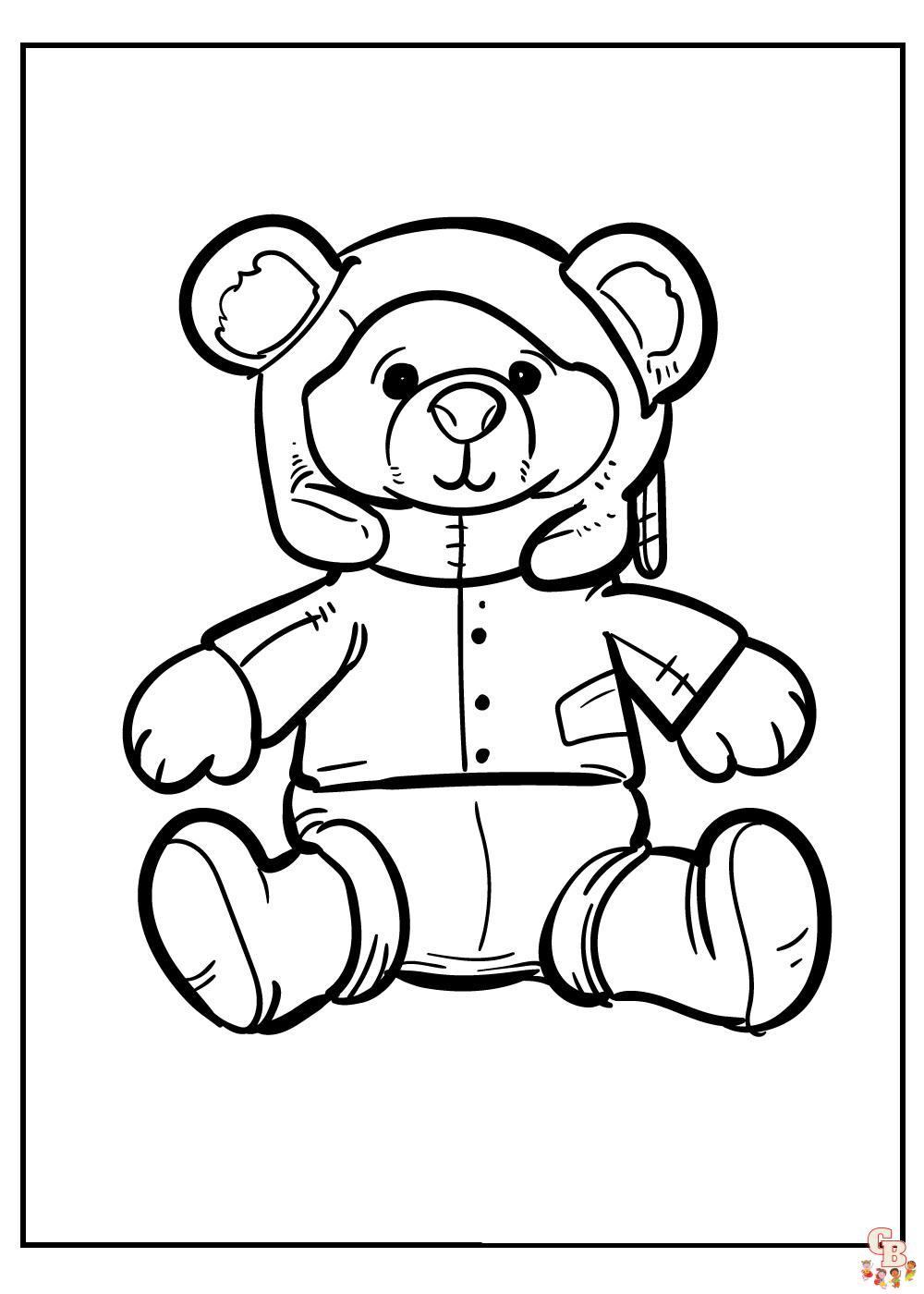 Paddington Bear Coloring Pages 4