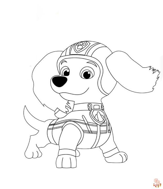 37+ Paw Patrol Movie Coloring Pages Liberty - TaneshaAddy
