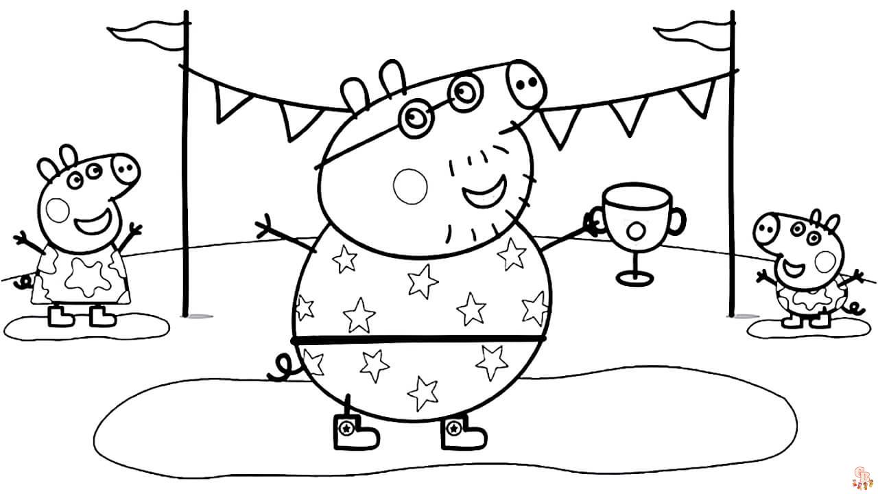 Peppa Pig para Colorir 4  Peppa pig cartoon, Peppa pig, Coloring pages