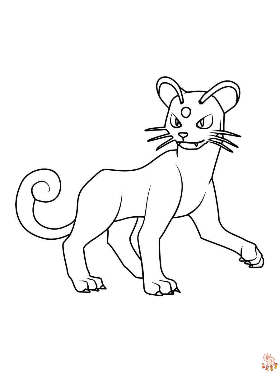 persian coloring pages