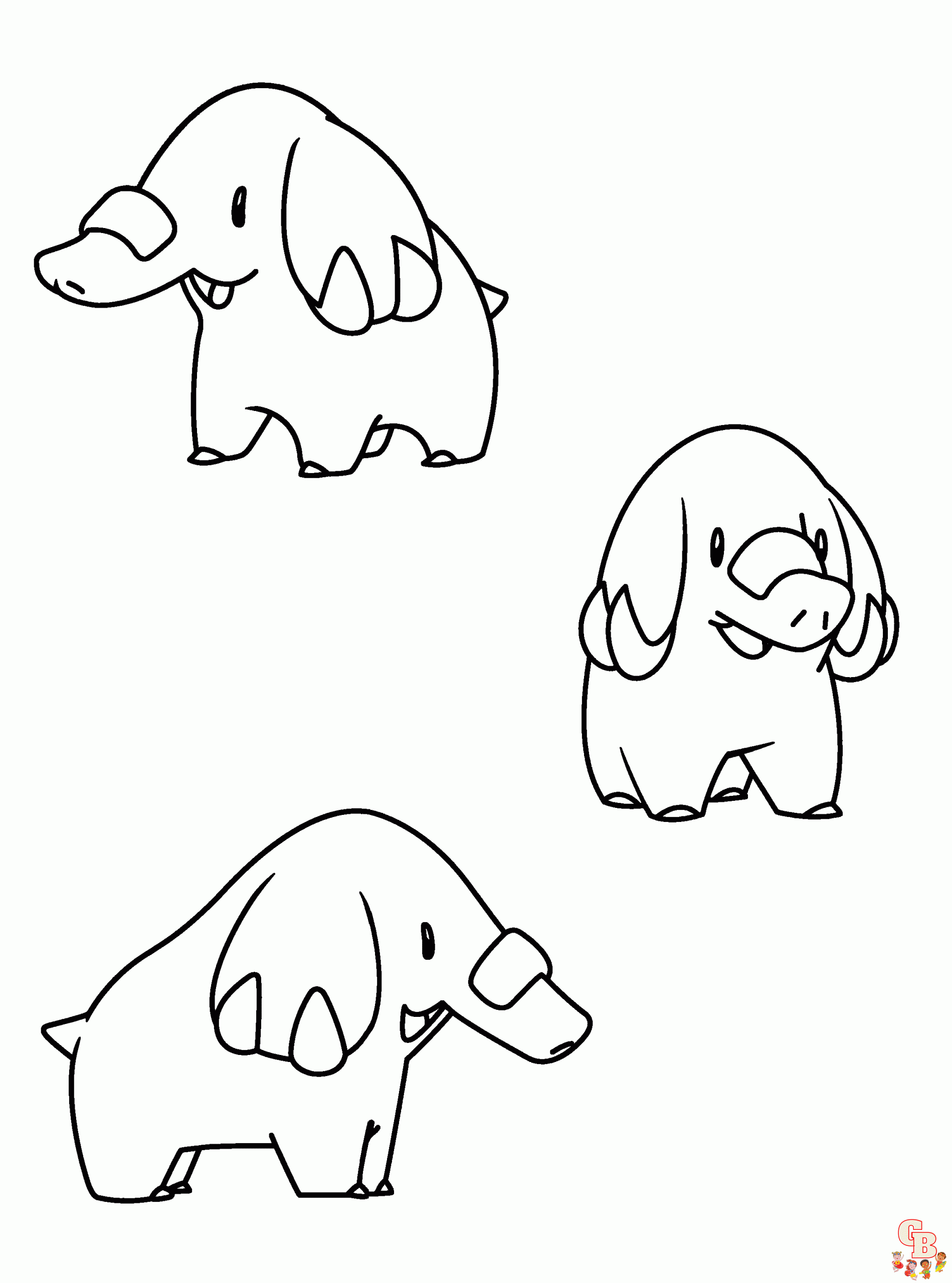 Phanpy Coloring Pages