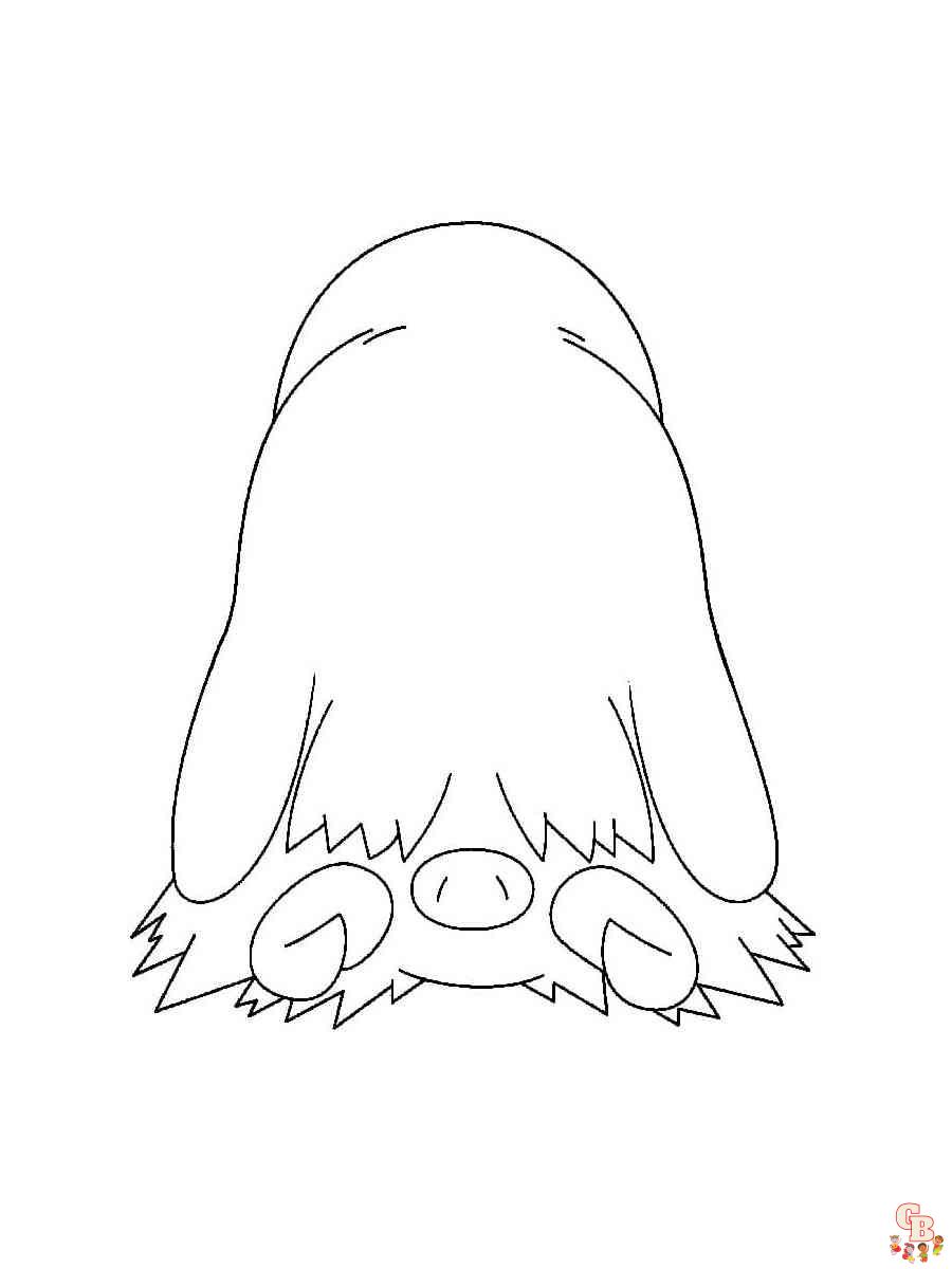 Piloswine Coloring Pages 2