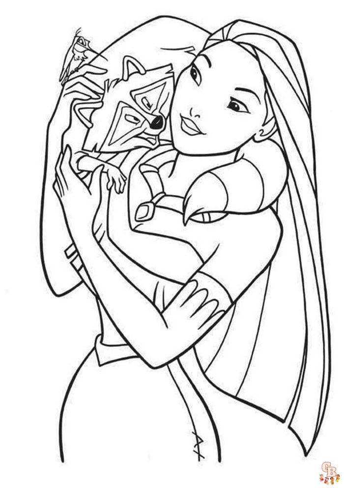 Pocahontas Coloring Pages 2