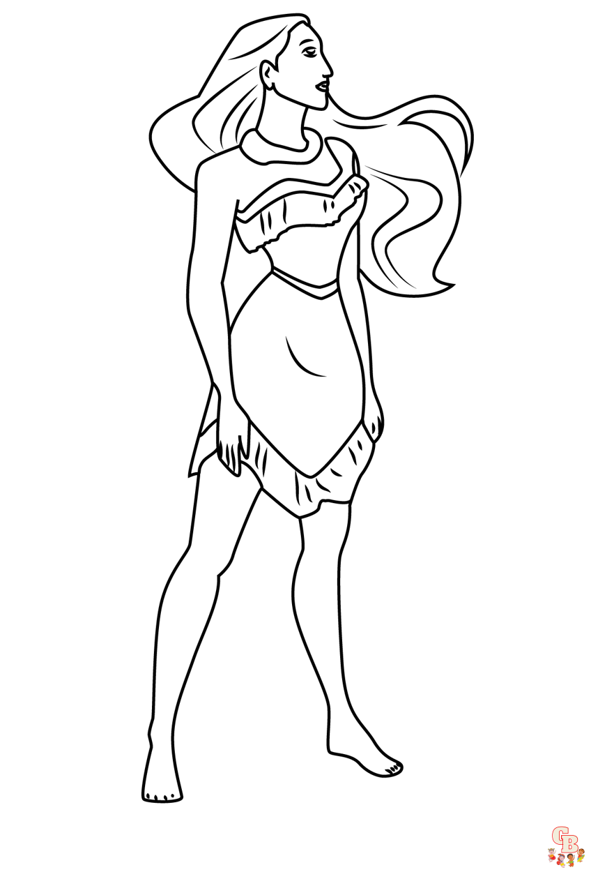 Pocahontas Coloring Pages 5
