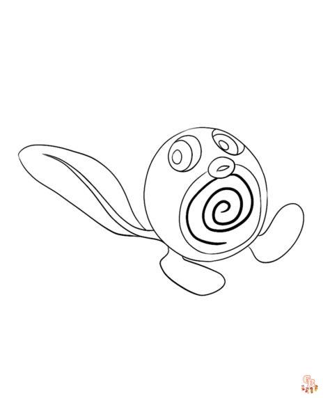 Poliwag Coloring Pages