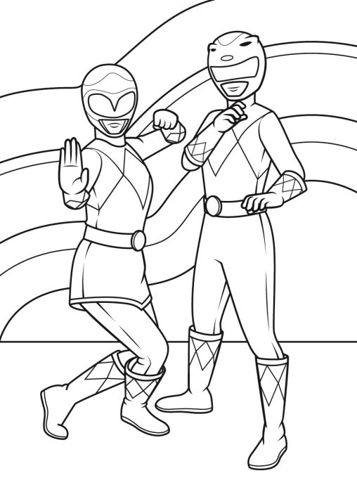 Power Rangers Coloring Pages - Printable and Free Sheets