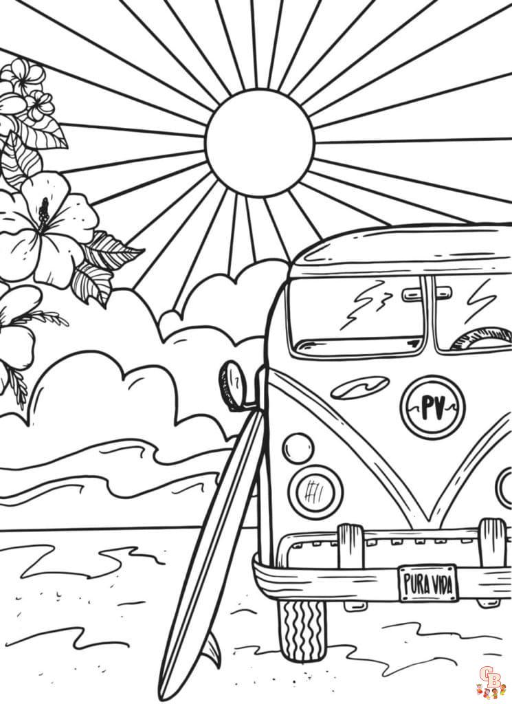 Preppy Coloring Pages 8