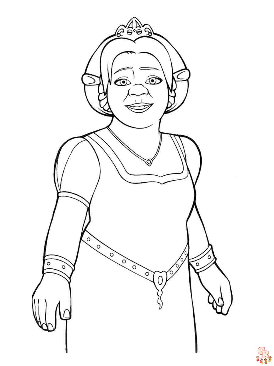 Princess Fiona Coloring Pages For Kids Printable Free - vrogue.co