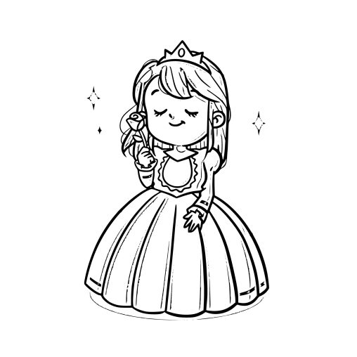 Princess Coloring Pages - Free Printable Princess Coloring Sheets