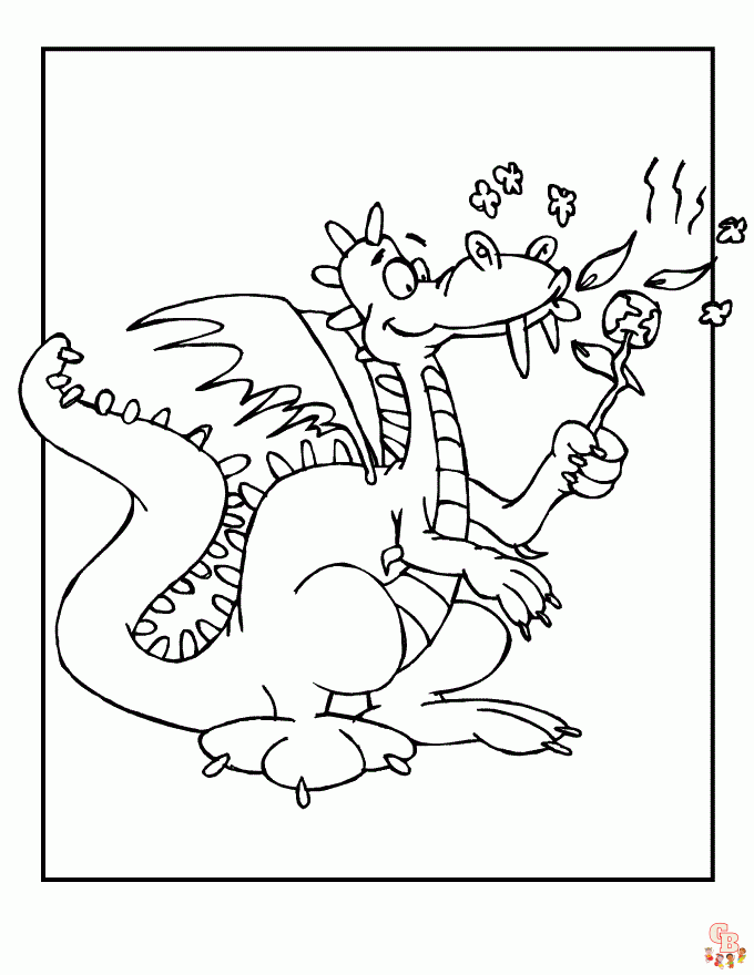 Puff the Magic Dragon Coloring Pages 2