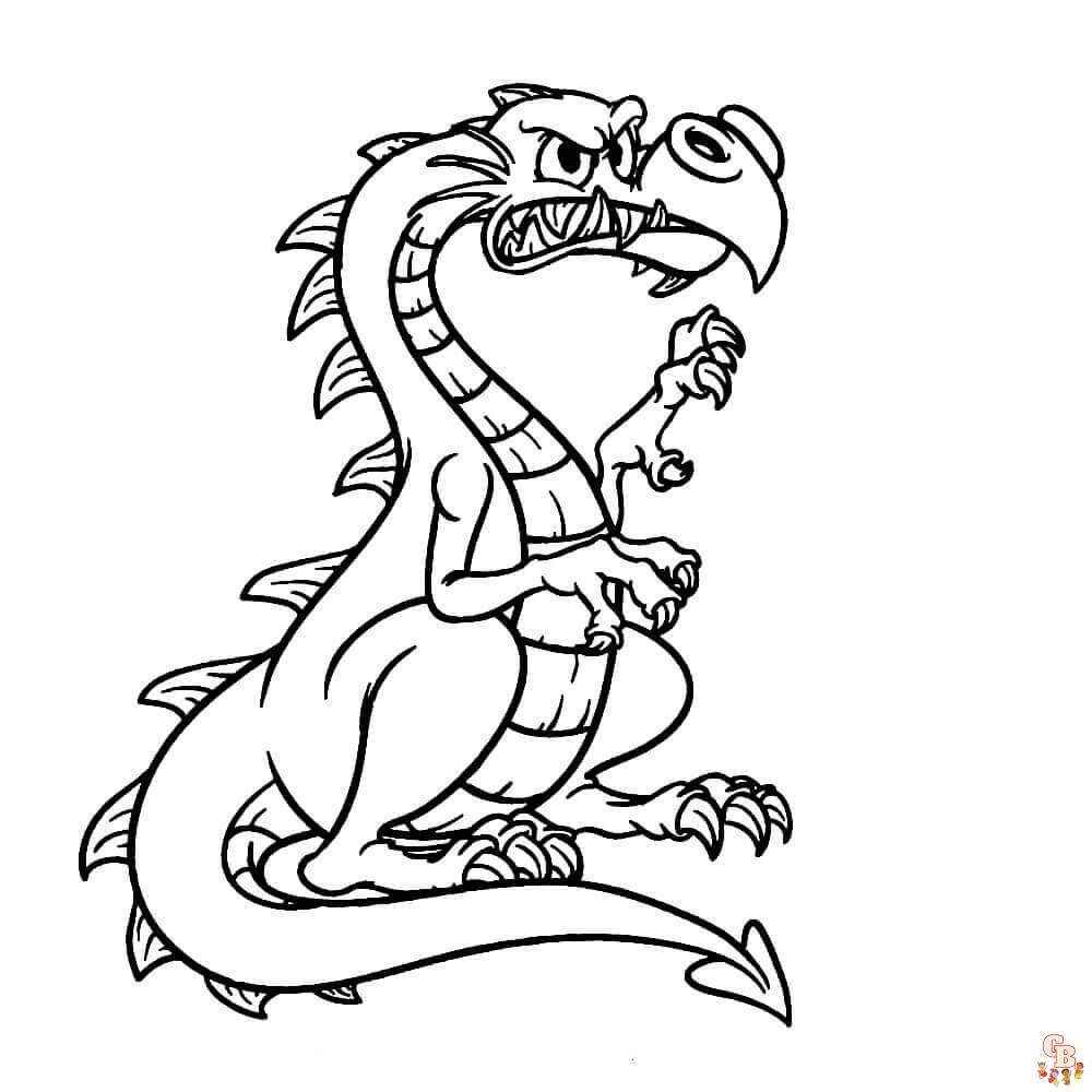 Puff the Magic Dragon Coloring Pages 3