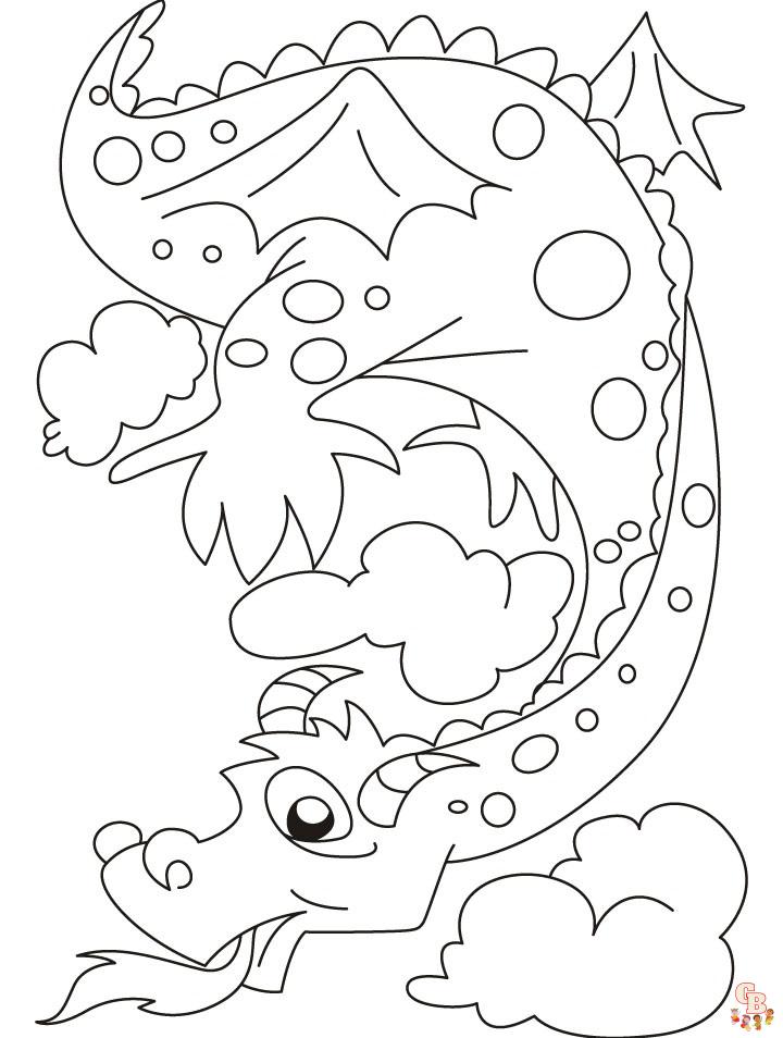 Puff the Magic Dragon Coloring Pages 4