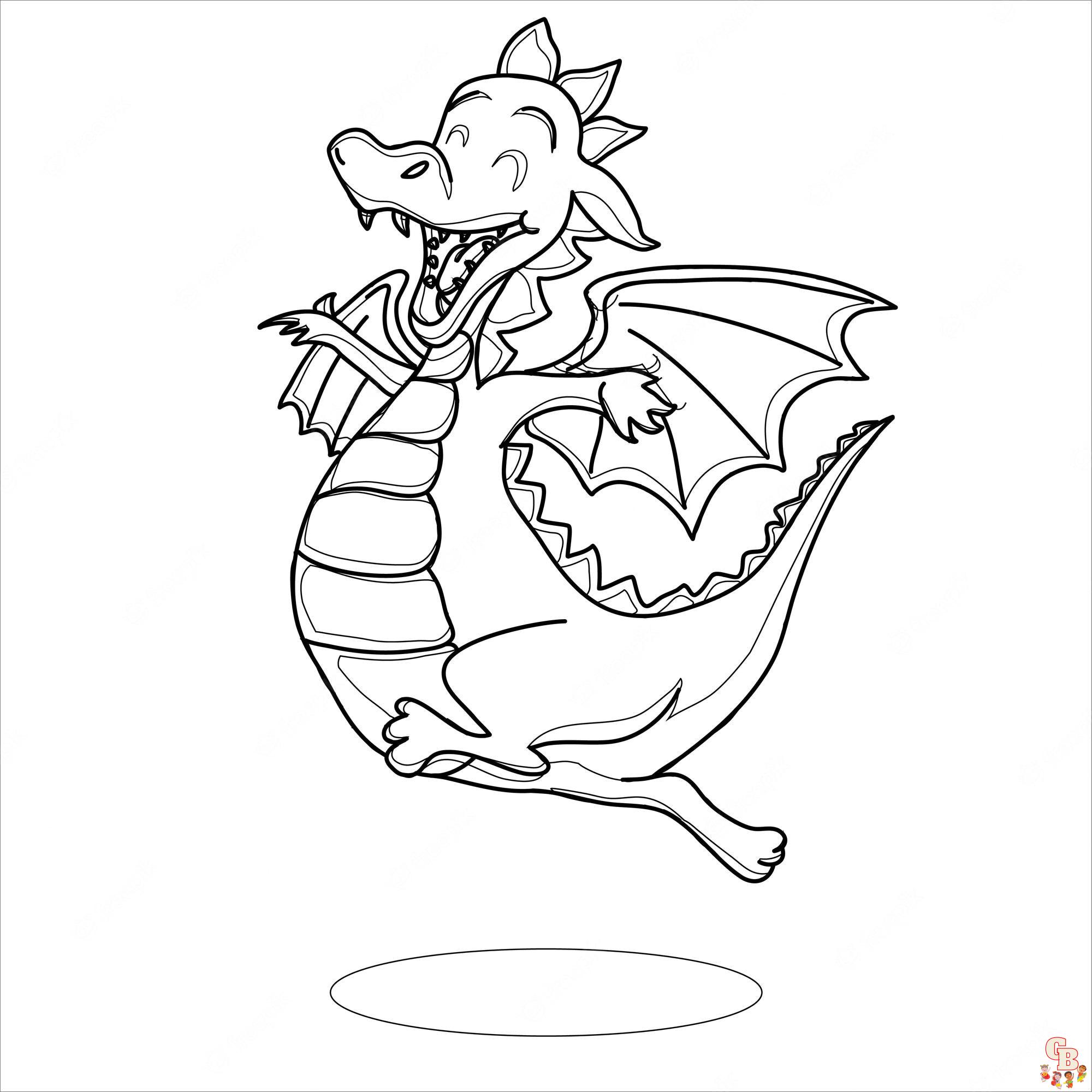 Puff the Magic Dragon Coloring Pages 6