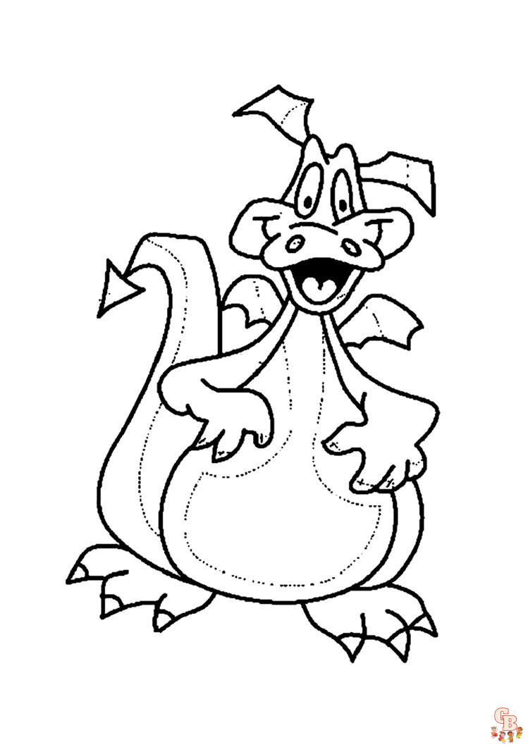Puff the Magic Dragon Coloring Pages 7