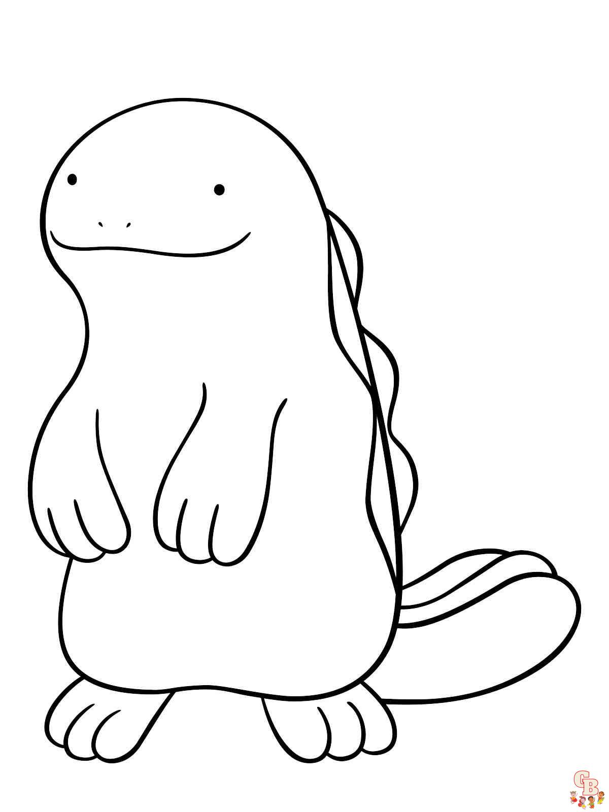 Quagsire Coloring Pages 2