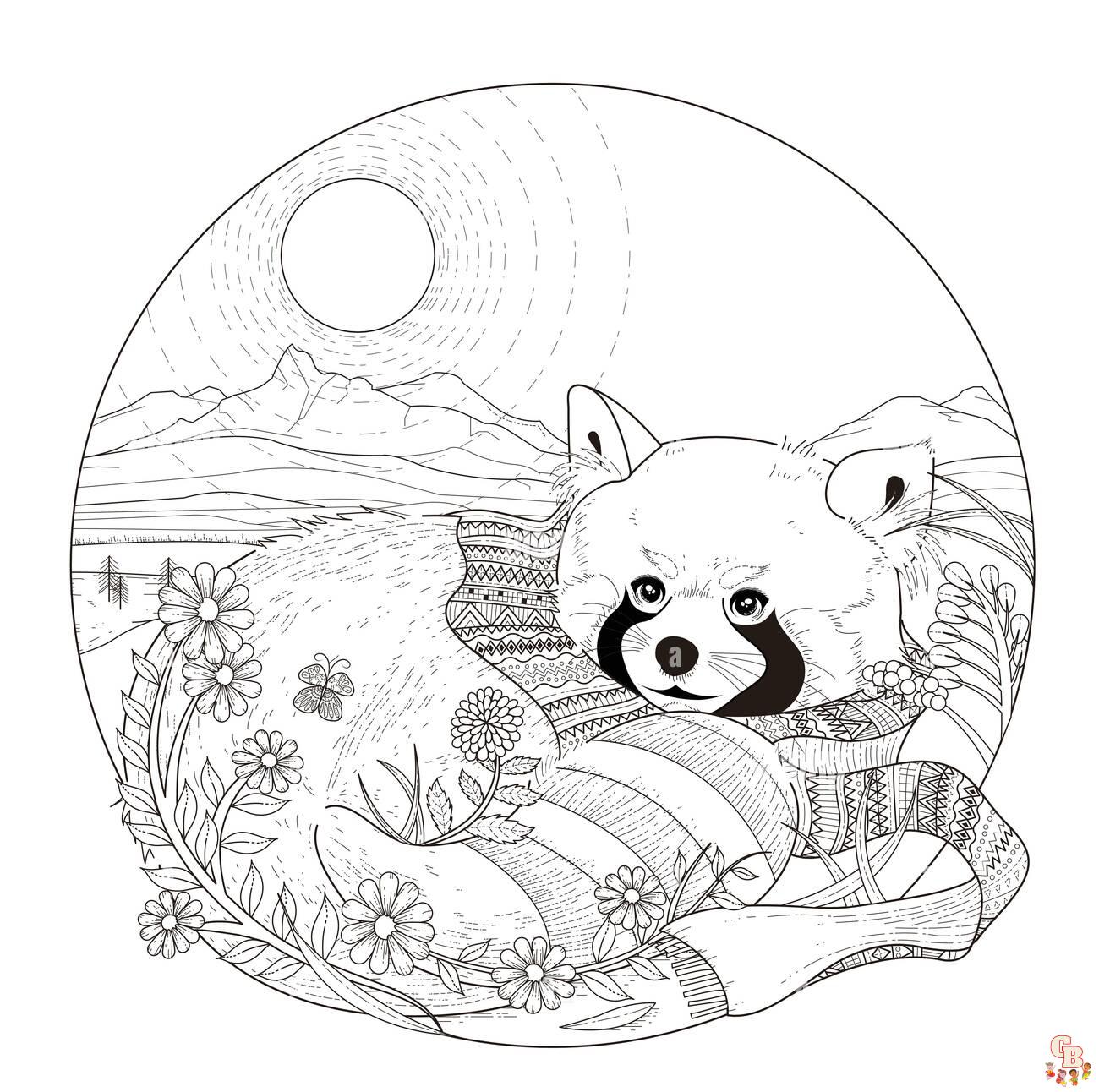 Raccoon Coloring Pages 7