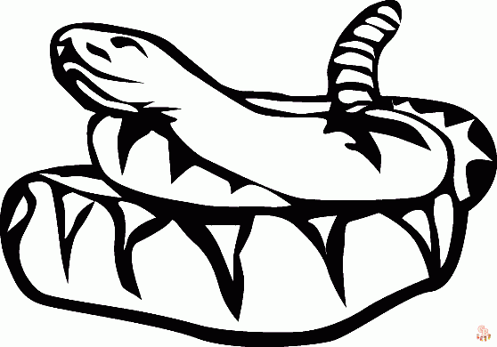 Rattlesnake Coloring Pages 3