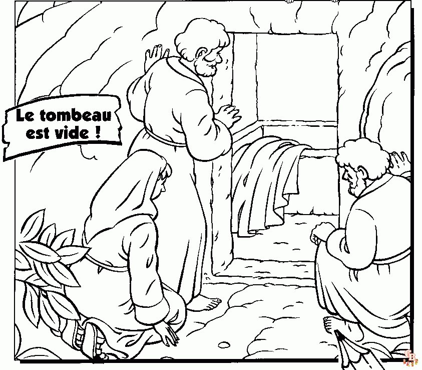 Resurrection Coloring Pages 1