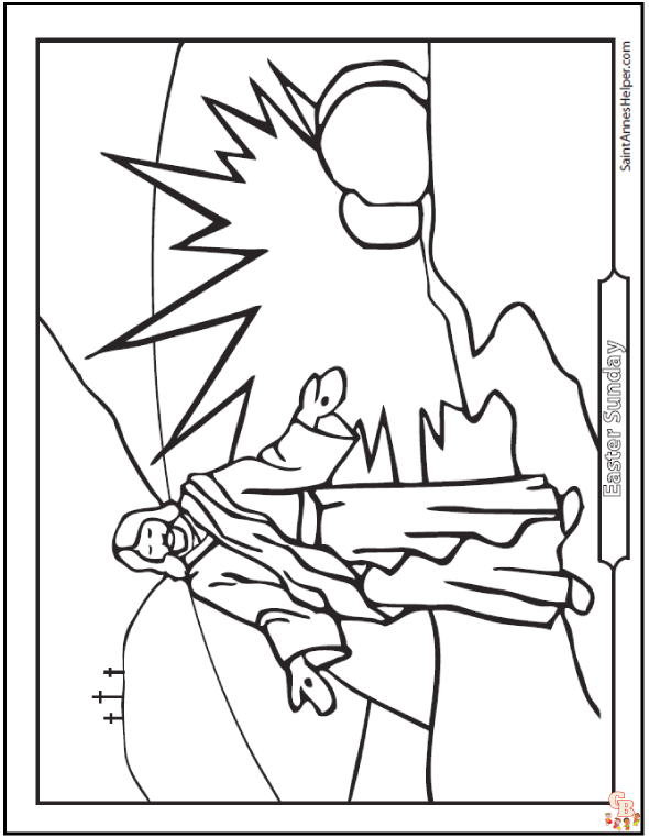 Resurrection Coloring Pages 2