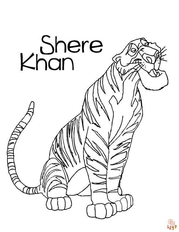 Shee Khan Coloring Pages 1