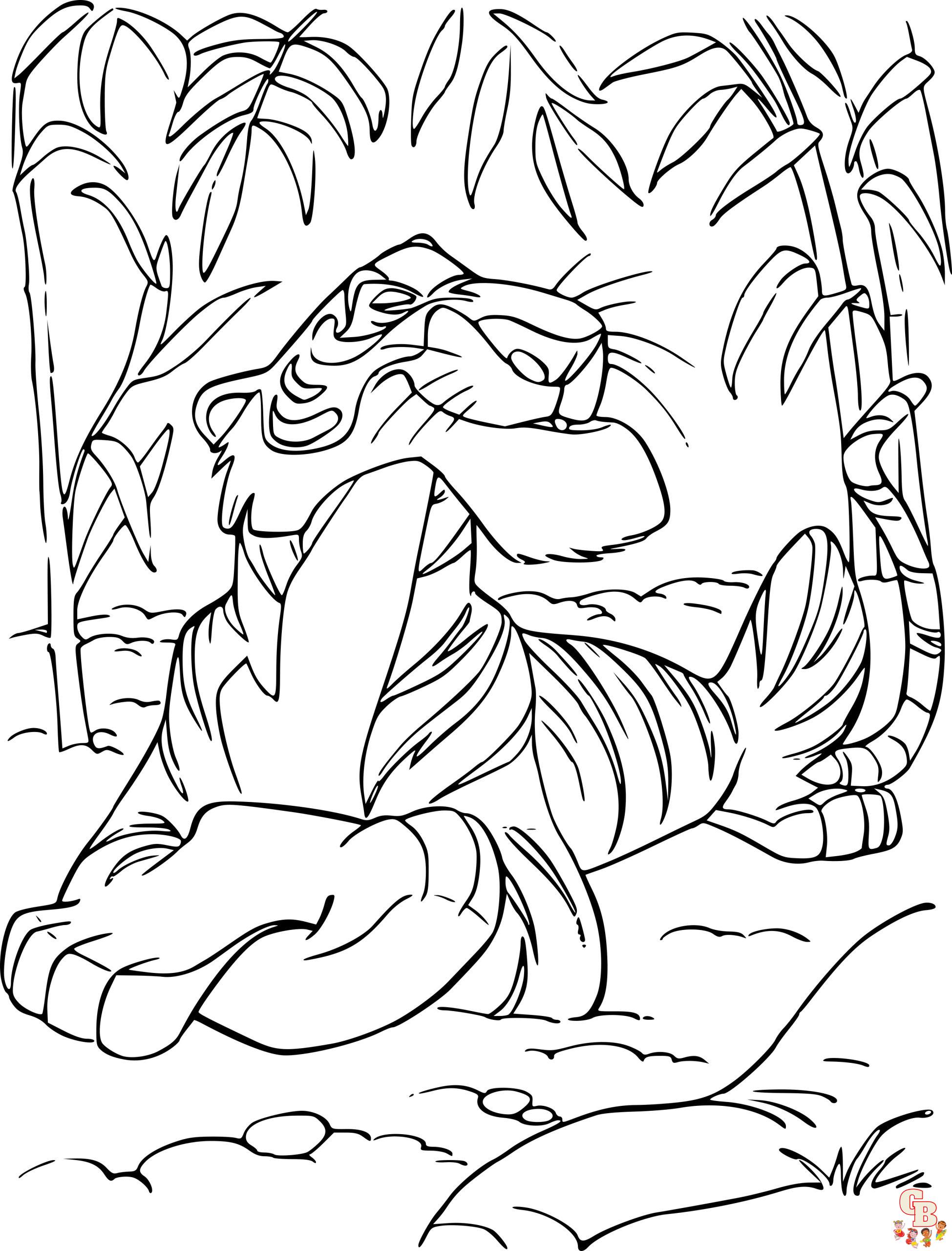 Shee Khan Coloring Pages 4