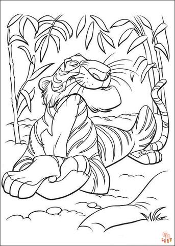Shee Khan Coloring Pages 9