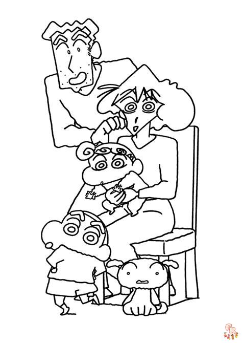 Shinchan Coloring Pages 2